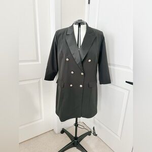 Elegant Black blazer mini dress